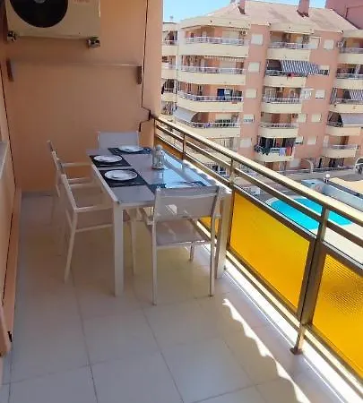 Acogedor En A 150 Metros De La Playa Con Parking Privado Y Piscinas Comunitarias Daimus